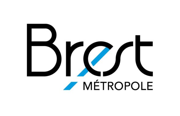Logo de Brest métropole sur fond blanc
