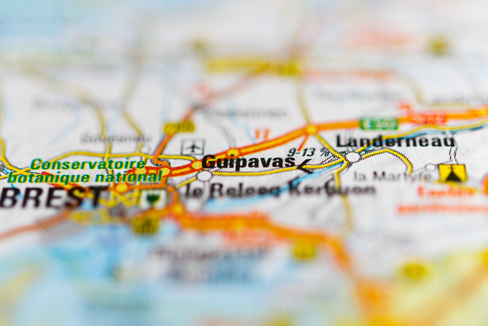 Plan de la Ville de Guipavas