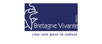 Logo Bretagne Vivante en bleu marine et blanc