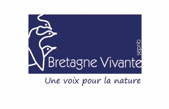 Logo Bretagne Vivante en bleu marine et blanc