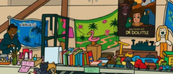 Dessin de stand de vide-greniers