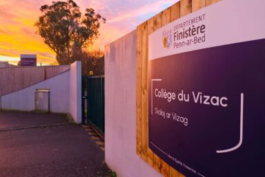 Collège du Vizac : entrée à Guipavas