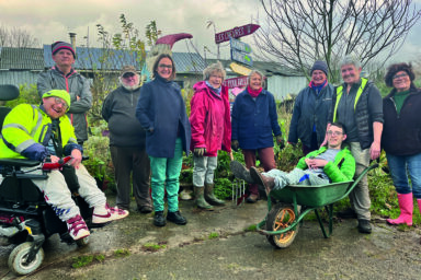 Une partie de l'équipe de la ferme à Raymonde !
