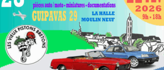 Bourse d'échanges de pièces auto, moto, etc. le 22 février 2026 à Guipavas - Moulin neuf de 9h à 18h