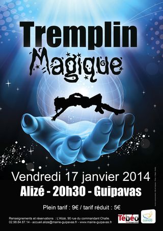 affiche du tremplin magique 2014 de Guipavas
