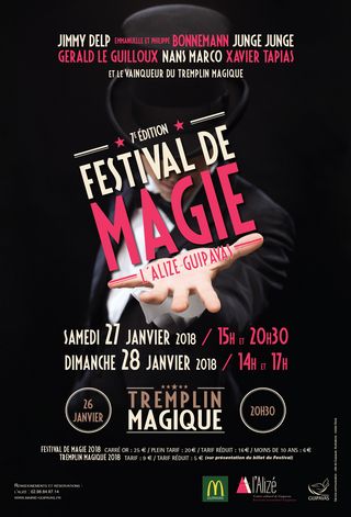 affiche de l'édition 2018 du Festival de Magie de Guipavas
